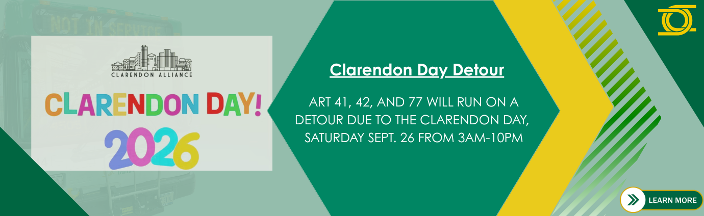 Clarendon Detour alert