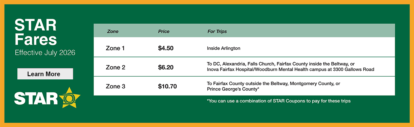 Image of STAR Fares - Click to learn more