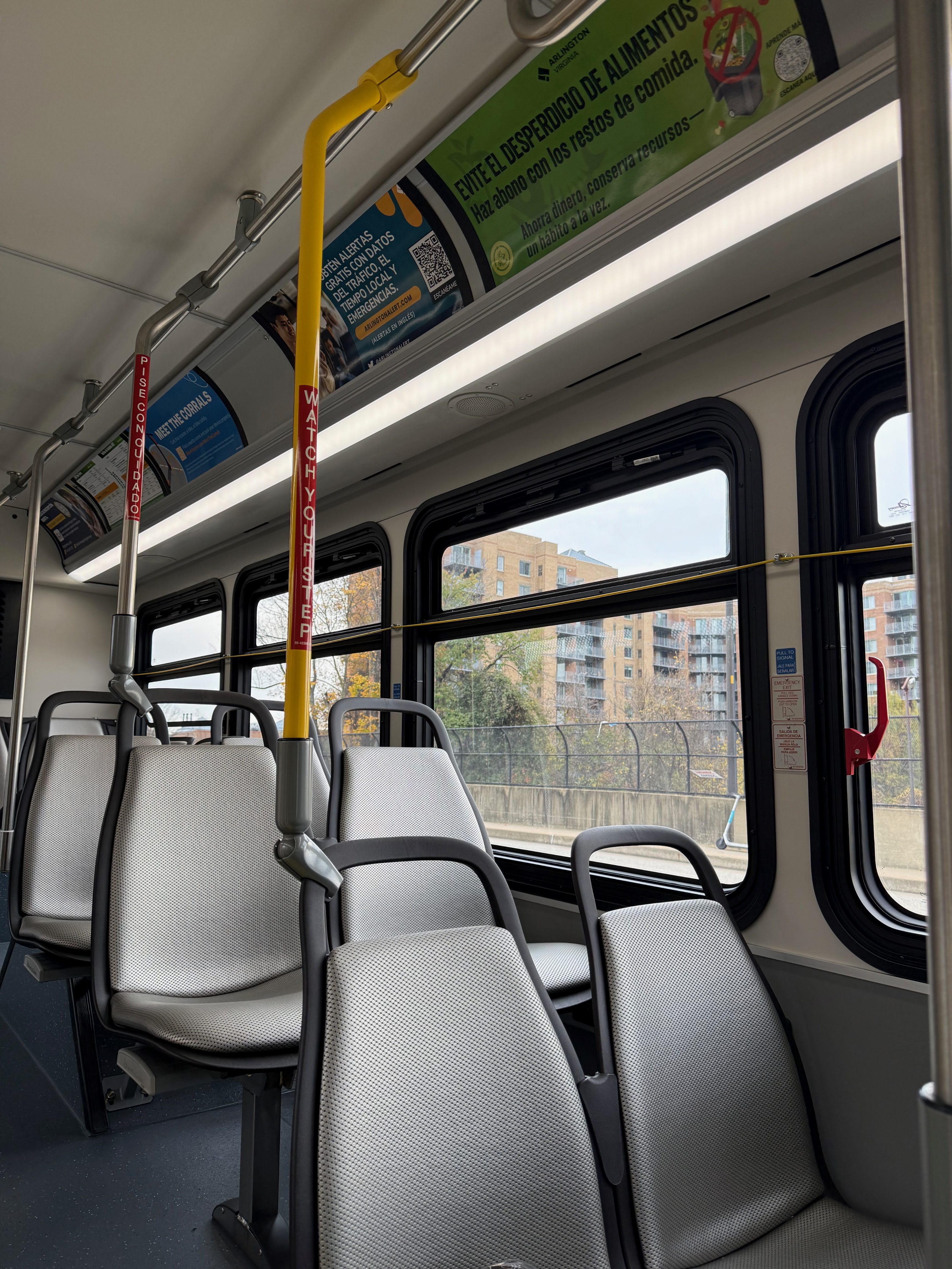 Image of ART bus seats