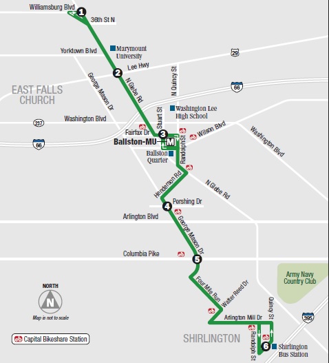 ART 72 Route MAp