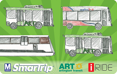 Graphic: Student iRide SmarTrip Card artwork