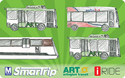 iRide SmarTrip card design