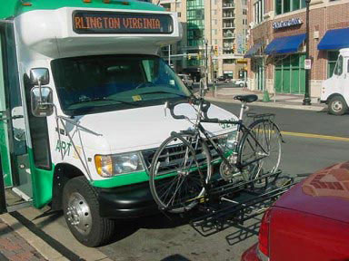 Photo: Bike on bike rack