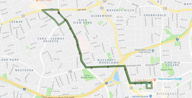 ART 51 Route Map